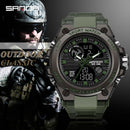 SANDA 739 - Relógio Digital Estilo G Shock Militar