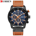 CURREN 8291 - Relógio de quartzo de luxo