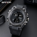 SANDA 739 - Relógio Digital Estilo G Shock Militar