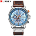 CURREN 8291 - Relógio de quartzo de luxo