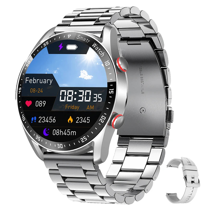 ChiBear Smartwatch Relógio esportivo Fitness à prova d'água Smartwatch + Caixa