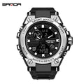 SANDA 739 - Relógio Digital Estilo G Shock Militar