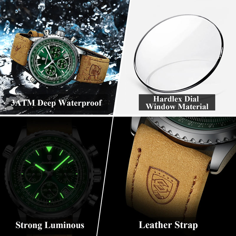 POEDAGAR 9601 - Luxury Man Watch
