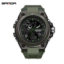 SANDA 739 - Relógio Digital Estilo G Shock Militar